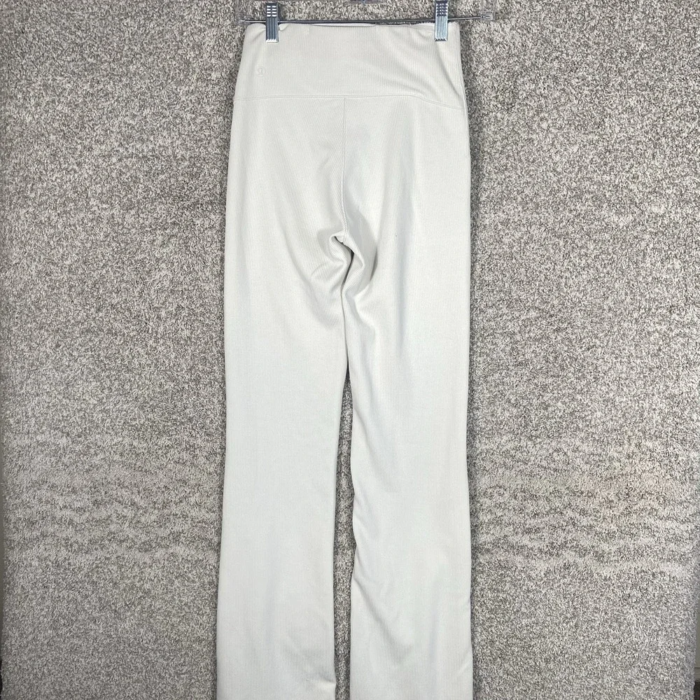 Lululemon Ribbed Softstreme Flared Pant Regular Size 2 Casual High Rise